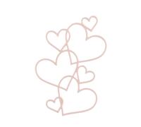 New Heart Shape Acrylic Cake Love Wedding for Anniversary Wedding Party Decorations