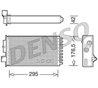 HEAT EXCHANGER INTERIOR HEATING DRR12022 FOR IVECO F4AE0481D/F4AE0481C 3.9L 4cyl