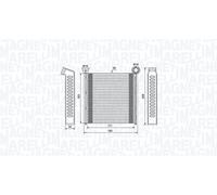 MAGNETI MARELLI 350218448000 Heater matrix