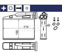 MAHLE AH 240 000S Heater matrix