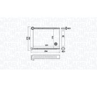 MAGNETI MARELLI 350218473000 Heater matrix