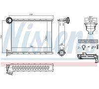 Heat Exchanger, interior heating for DACIA RENAULT:KAPTUR,CLIO IV,LOGAN I