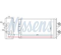 NISSENS 71449 Heater matrix