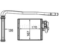 New Heat Exchanger, interior heating for FORD FORD AUSTRALIA:FIESTA VI 1573046