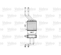 VALEO 811520 Heater matrix