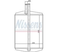 NISSENS 71748 Heater matrix