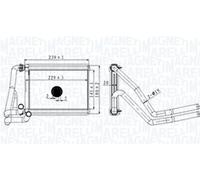 MAGNETI MARELLI 350218488000 Heater matrix
