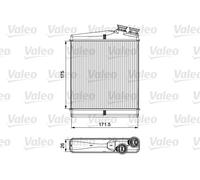 VALEO 811512 Heater matrix