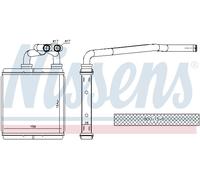 NISSENS 73675 Heater matrix