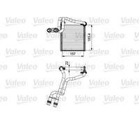 VALEO 811536 Heater matrix