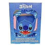 New Heatless Curling Rod Kit 85cm - Blue Satin Hair Styling Set with Claw Clip & Scrunchies | No-Heat Overnight Curls, Soft Waves, Frizz-Reducing, Gift for Teens and Adults-A51