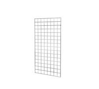 New Heavy Duty 4FT HIGH 2FT Wide Grid MESH/Wall MESH Chrome Display Panel Retail Shop (4ft)