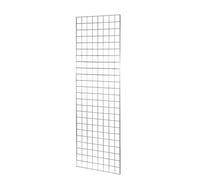 New Heavy Duty 6ft High X 2ft Wide Grid Mesh Wall Mesh Chrome Display Panel (2)
