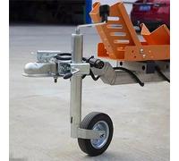 New Heavy Duty Caravan Jockey Wheel & Clamp 48mm Trailer Plastic Rim Wind Handle