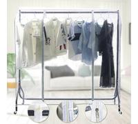 NEW Heavy Duty Clear Waterproof 4ft Clothes Rail Cover (cover only) UK