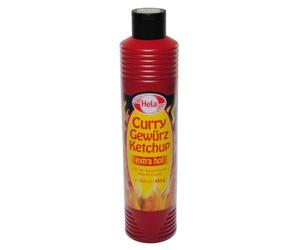 New Hela German Sauce Curry Ketchup BBQ Currywurst Tomato Fries Burger HOT Spicy (Curry Ketchup (Extra Hot), 800ml)
