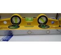 New HI Viz Scaffolders 3 Bubble 3 Rare Earth Magnetic Spirit Level 10 Inch / 250 mm