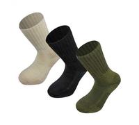 Highlander Mens Norwegian Army Quick Drying Stretch Natural Wool Socks