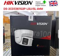 New Hikvision 4K 8MP Panoram ColorVu IP Camera 2-Way Audio DS-2CD3387G2P-LSU/SL