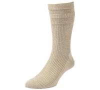 New HJ190 Hall SOFTOP EXTRA EXTRA LOOSE Wide Soft Top No Non Elastic WOOL Rich Short Mid Calf SOCK. Sizes 6-11 / 11-13 (6-11, OATMEAL)