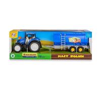 New Holland T5 Tractor With Milk Tanker 1:32 Top Quality Toy