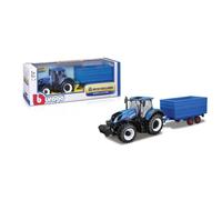 New Holland T7.315 With Trailer And Straw Bales -1 Top Quality