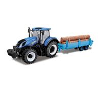 New Holland T7.315 With Trailer And Straw Bales Top Quality Toy