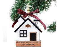 New Home 2025 Ornament Housewarming Gifts First Christmas in Our New Home Ornaments Gifts for Christmas Holiday New Year Party Xmas Tree Decorations Hanging