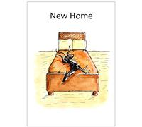 New Home Card Greyhound Whippet Lurcher Italian Dog - CUSTOM TEXT