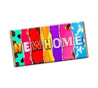 New Home Chocolate Bar Wrapper Novelty Gift Present for House Moving Neighbour Friend (#1247) (without chocolate bar)