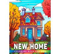 New Home For Kids Coloring Book: Buildings With Creative Illustrations And Amazing Designs Coloring Pages Great Gifts For Kids, Preschool, Kindergarten