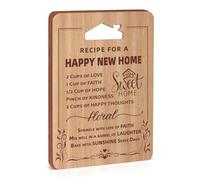 New Home Gifts - Bamboo Cutting Board House Warming Gift,New Home Gifts for Couple,Family, Friends,Women House Warming