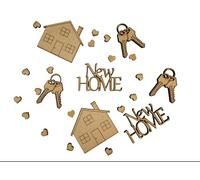 New Home Keys House Laser Cut MDF Shapes