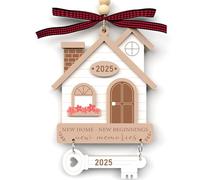 New Home Ornament 2025, Housewarming for New Home Gifts House Warming Gifts, Couple First HOME Ornament Beginning for Women