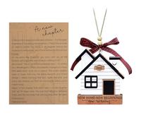 New Home Ornament 2026, Housewarming Gifts for New Home Gifts Beginning Wall Hanging Decor With House Warming Card, Welcome Unique Gifts Sign For Women Men