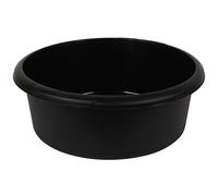 New Home Whitefurze Kitchen Black Large Round Washing Up Bowl Plastic Basin 8l