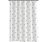 New Honey Bees Shower Curtain - 180x180cm White Water-Repellent Polyester Bathroom Curtain with Cute Bee Design N-09