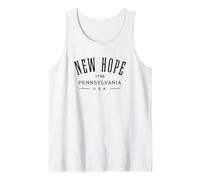 New Hope Pennsylvania USA Souvenir Design Tank Top