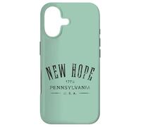 New Hope Pennsylvania USA Souvenir Distressed Design Case for iPhone 17