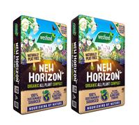 New Horizon All Plant Peat Free Compost 40L x2