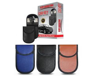 New Horrizon 3-Pack Faraday Pouch For Car keys, Car key Signal Blocker pouch, [LifetimeSupport] RFID Car Key Pouch, Keyless Car Key Signal Blocker Pouch, Anti-Theft Remote Entry-Car Pouch