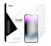 New Horrizon 6-Pack for iPhone 17e, 16e, 14, 13 & 13 Pro Screen Protector | Tempered Glass Film, Anti-Scratch, Anti-Shatter, Lifetime Support, 9H Hardness, Ultra Clear