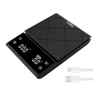 New Horrizon Rechargeable Coffee Scales, Digital Kitchen Scales, Food Weighing Scales with LCD Display 0.3g/3000g (3 Kg) Coffee Scale, Food Scales, Rechargeable Weighing Scale