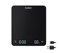 New Horrizon Rechargeable Digital Food Scales, scales kitchen, digital scale, precision scale, 0.1g x 3000g Food Scale LCD display, Coffee Scales