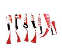 New Horror Clear Acrylic Bookmark with Tassel, Halloween Themed Series Chopper Blood, Halloween Saw D1a3 for Bookworm with
