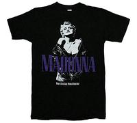 New HOT 1987 Madonna Whos That Girl World Tour Men's Black T Shirt Size XS-4XL