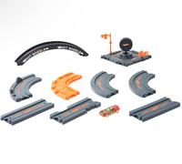 New - Hot Wheels City Track Pack 10 Piece Set Includes Corners, Straights & Flex