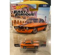 NEW Hot Wheels Premium Fast & Furious ALFA ROMEO GIULIA SPRINT GTA Real Riders