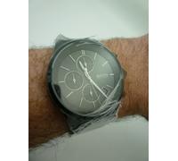 NEW HUGO BOSS 1513676 MENS STAINLESS STEEL BLACK STRAP & BLACK DIAL 44MM GENUINE