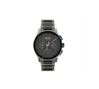 NEW HUGO BOSS GRAND PRIX 1513814 STAINLESS STEEL ALL BLACK MENS WATCH